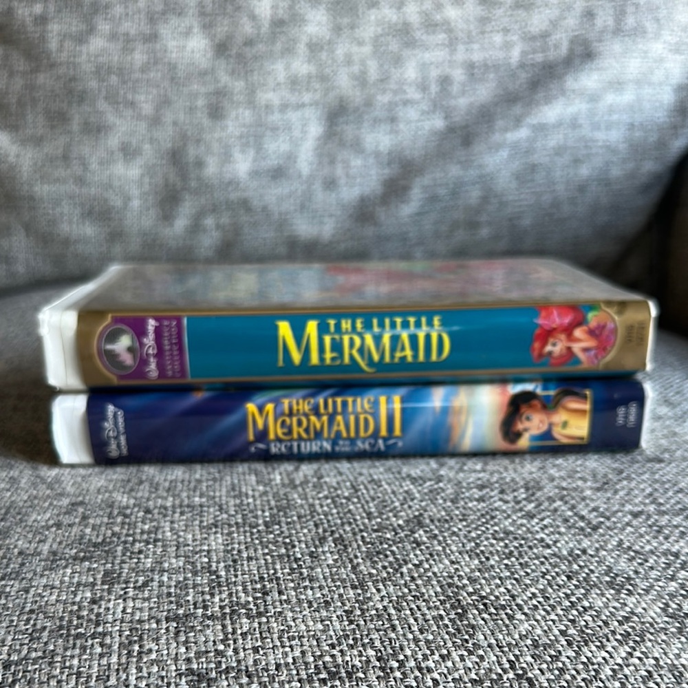 The Little Mermaid VHS Set